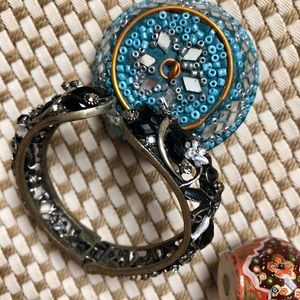 NEW! Noir Jeweled Indian Bracelet!